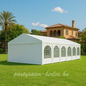 Rendezvénysátor 8x12m Max 2m Tűzálló