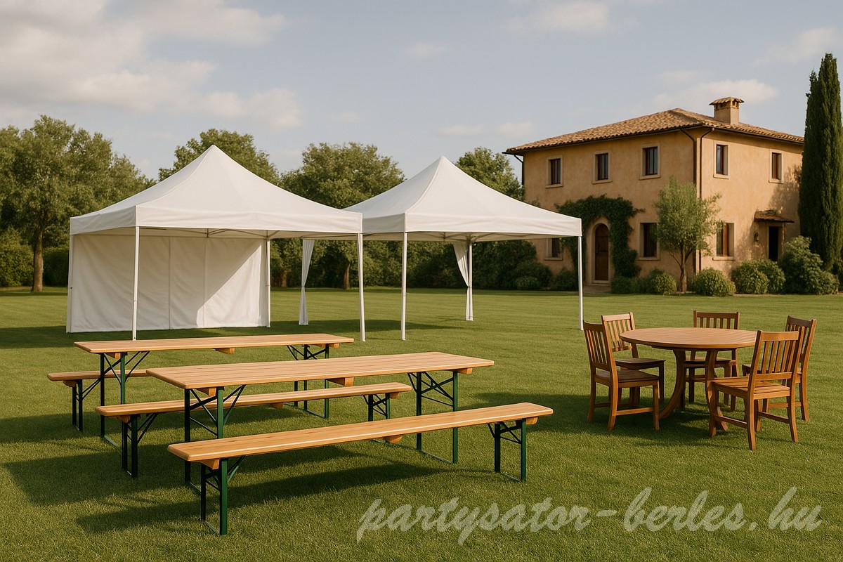 Sörsátor bérlés és partisátor bérlés